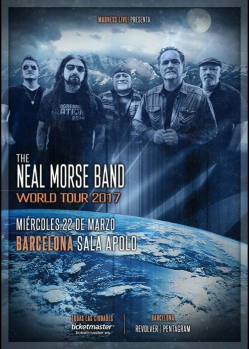 Resultado de imagen de the neal morse band 2017 cartel